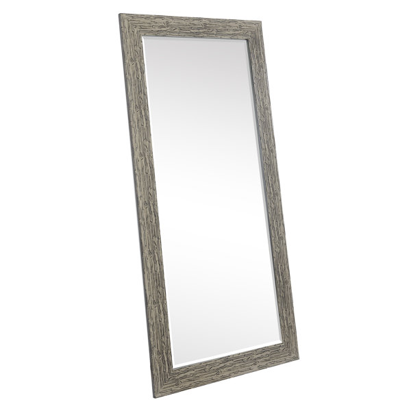 Gracie Oaks Luserito Farmhouse style Floor Mirror, Full Length Wall
